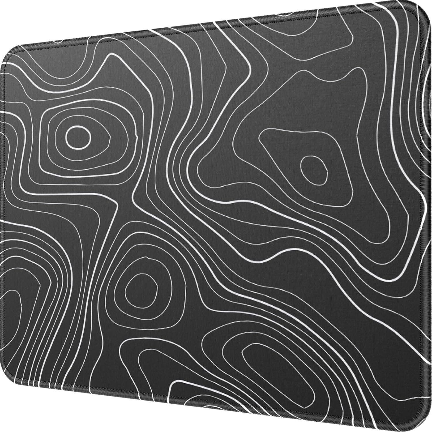 MROCO Essential Office & Gaming Mouse Pad, 8.5 x 11 Inch, Kanagawa Wave Anti-Fray Stitched Edges, Functional Pattern Design, Non-Slip Rubber Base, Water and Stain Resistance